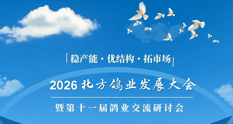 關(guān)于舉辦2026北方鴿業(yè)發(fā)展大會暨第十一屆鴿業(yè)交流研討會的通知（第三輪通知）